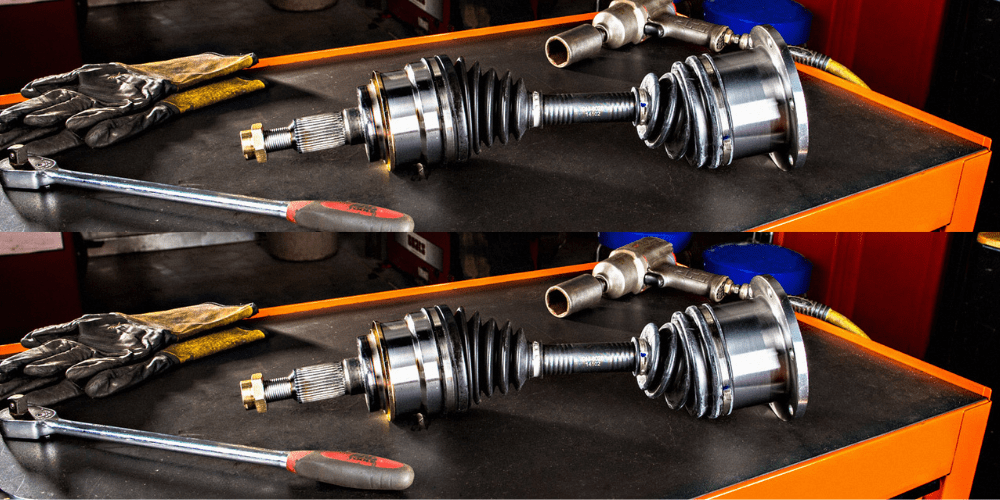 Are you driving with a broken front right cv axle shaft?